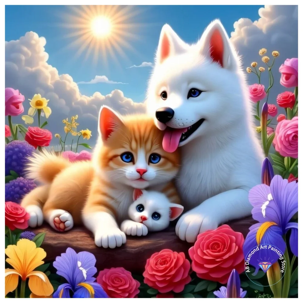 Animal Cat Dog Flower AB Diamond Painting Kit Square Round Diamond 5D DIY Mosaic Handmade Art Adult Exquisite Gift Home Decor
Animal Cat Dog Flower AB Diamond Painting Kit Square Round Diamond 5D DIY Mosaic Handmade Art Adult Exquisite Gift Home Decor