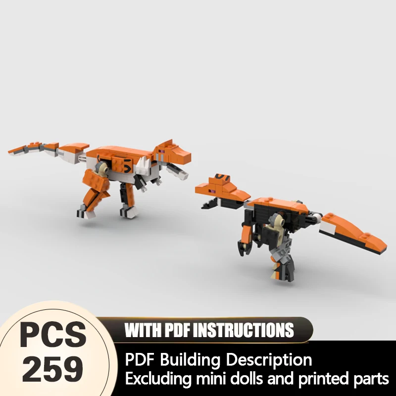 Creators Animal Series Model MOC Building Bricks Two Dinosaurs Modular Technology Gifts Holiday Assemble Children Toys Suit
Creators Animal Series Model MOC Building Bricks Two Dinosaurs Modular Technology Gifts Holiday Assemble Children Toys Suit