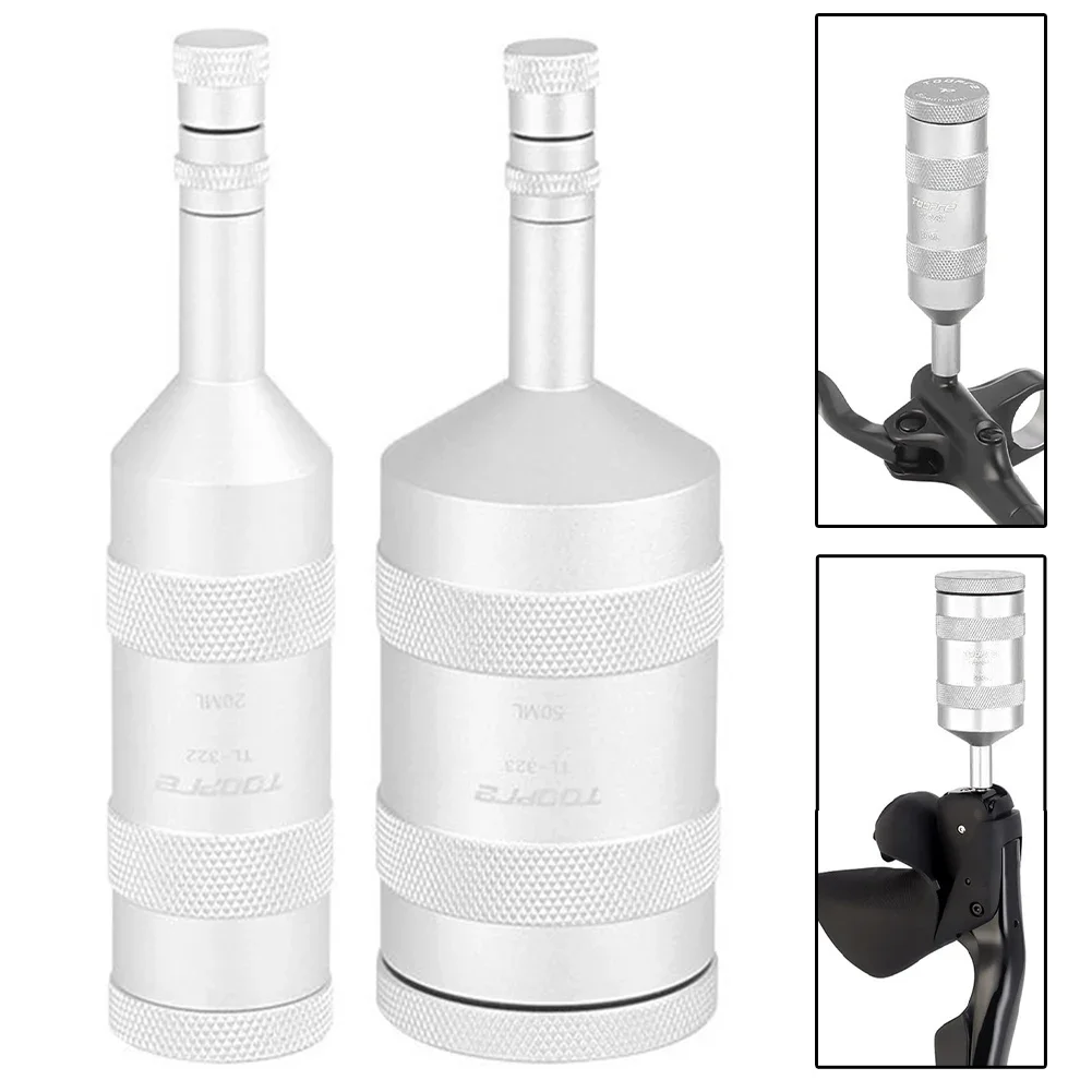 Road Bicycle Hydraulic Disc Brake Bleed Funnel 50/20ml Aluminum Alloy Portable Reservoir M5/M7 Interface Tools
Road Bicycle Hydraulic Disc Brake Bleed Funnel 50/20ml Aluminum Alloy Portable Reservoir M5/M7 Interface Tools