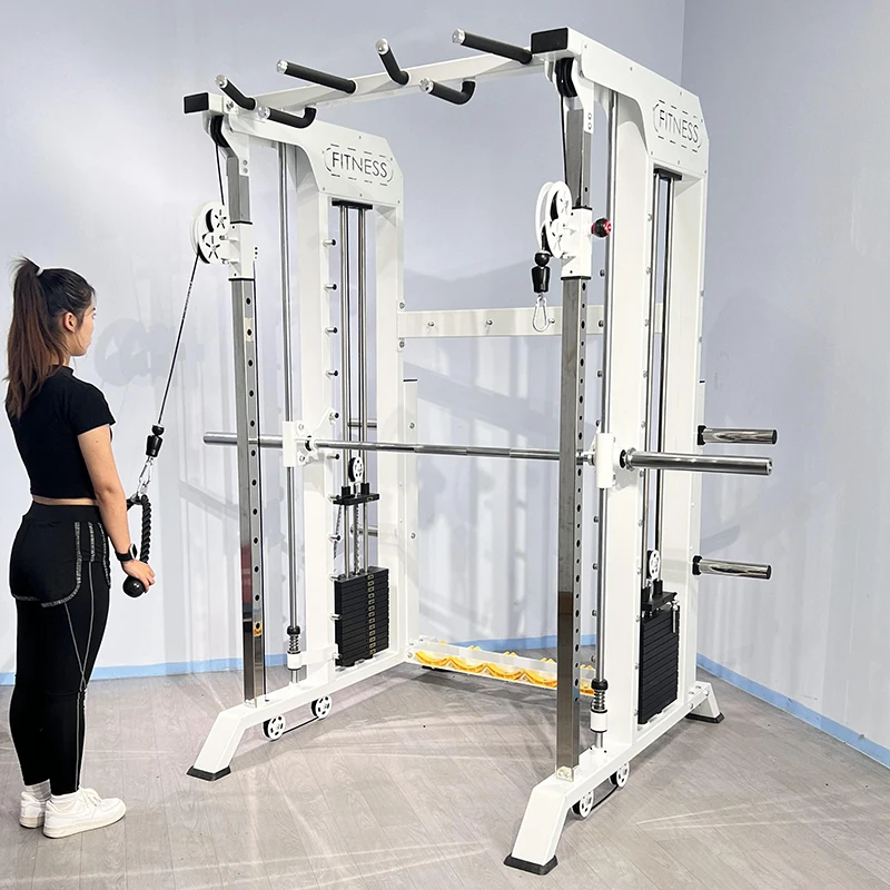 Wholesale Commercial Fitness Multi-functional Strength Training Squat Station Gym Equipment Power Rack Trainer Smith Machine
Wholesale Commercial Fitness Multi-functional Strength Training Squat Station Gym Equipment Power Rack Trainer Smith Machine