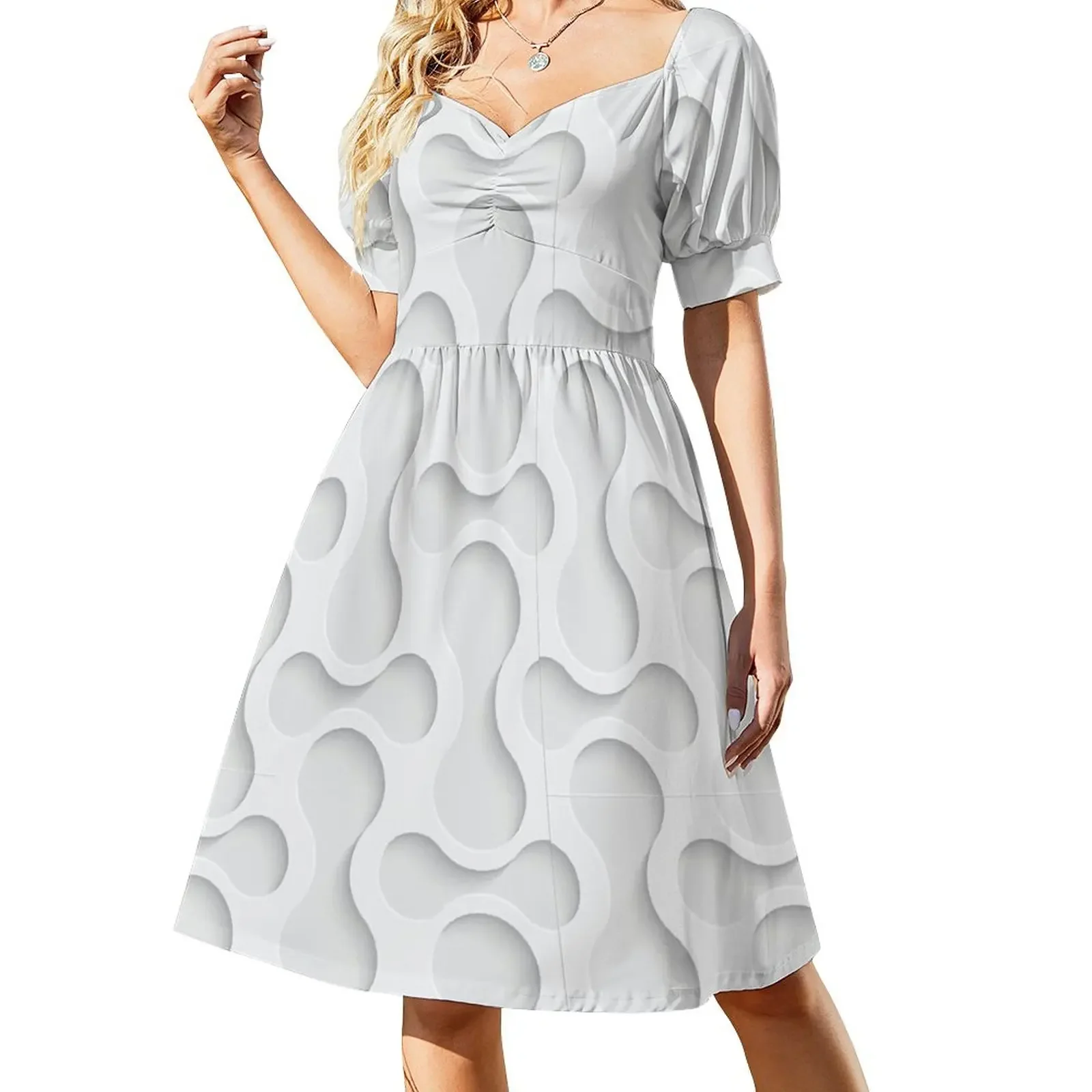Retro Geometric Pattern Vintage Short-Sleeved Dress Clothing female wedding dresses for woman
Retro Geometric Pattern Vintage Short-Sleeved Dress Clothing female wedding dresses for woman