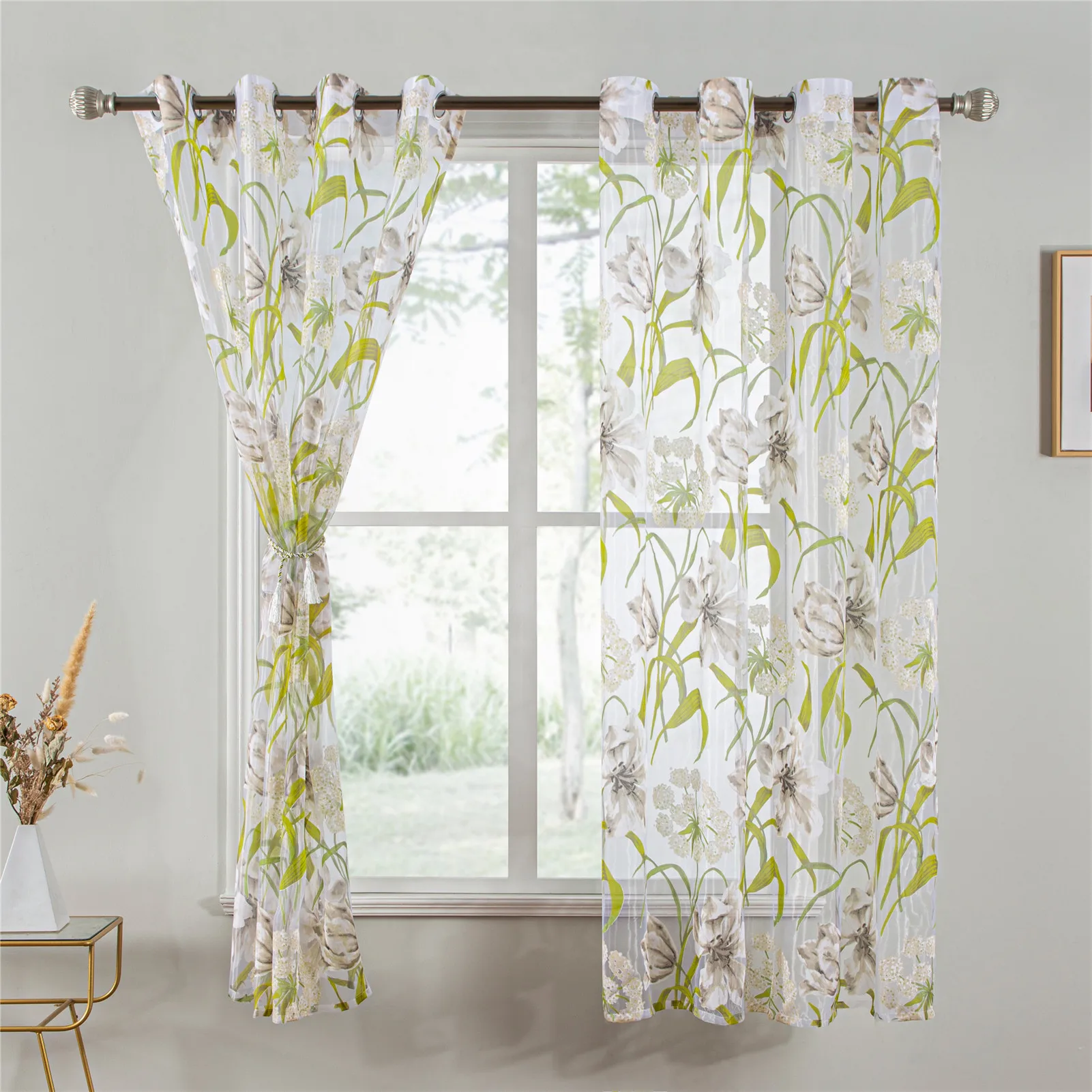 1 Piece Flowers print Short Curtain for Kitchen Bedroom Living Room Semi Sheer Curtain Cabinet Small Window Curtain Panels
1 Piece Flowers print Short Curtain for Kitchen Bedroom Living Room Semi Sheer Curtain Cabinet Small Window Curtain Panels