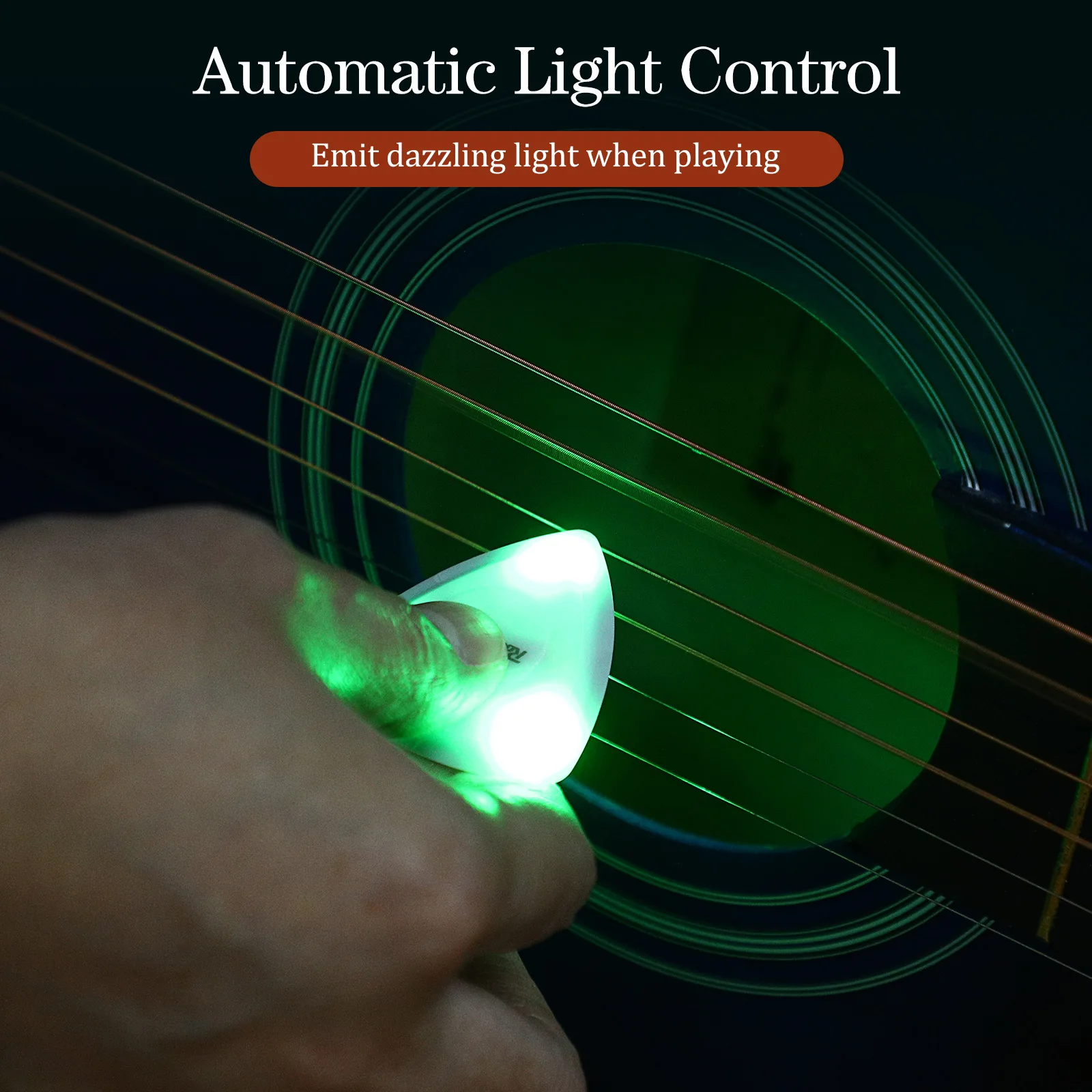 3pcs Luminous Guitar Picks LED Light Glowing Durable ABS Material Long Lasting Acoustic Folk Guitar Accessory Plectrum
3pcs Luminous Guitar Picks LED Light Glowing Durable ABS Material Long Lasting Acoustic Folk Guitar Accessory Plectrum