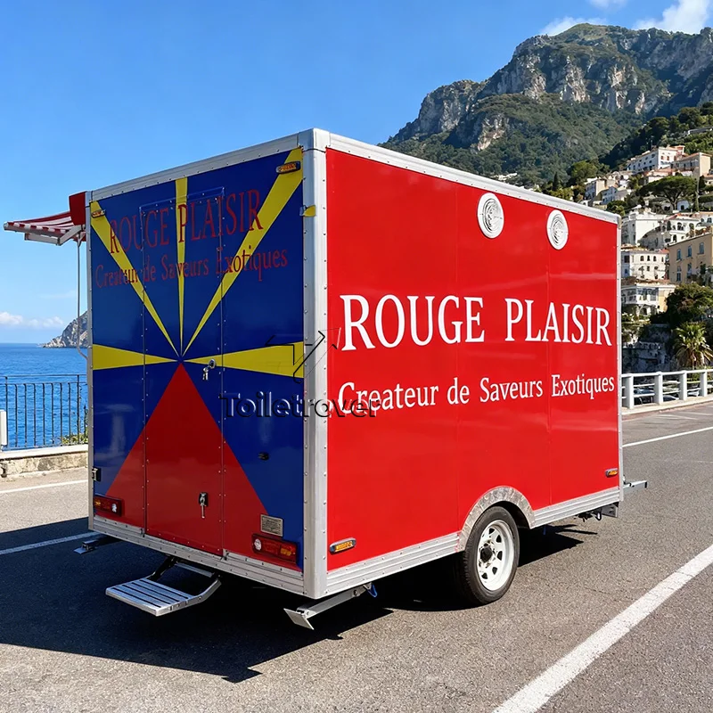 Vintage Custom Food Cart Trailer Pizza Hot Dog Food Trailer Fried Chicken Self-Propelled Food Truck with Full Kitchen Equipment
Vintage Custom Food Cart Trailer Pizza Hot Dog Food Trailer Fried Chicken Self-Propelled Food Truck with Full Kitchen Equipment