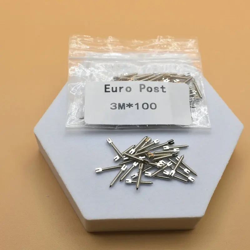Euro Post Steel Screw Posts 100pcs Bag Dental Materials For Dentist Tool Dentistry Material
Euro Post Steel Screw Posts 100pcs Bag Dental Materials For Dentist Tool Dentistry Material
