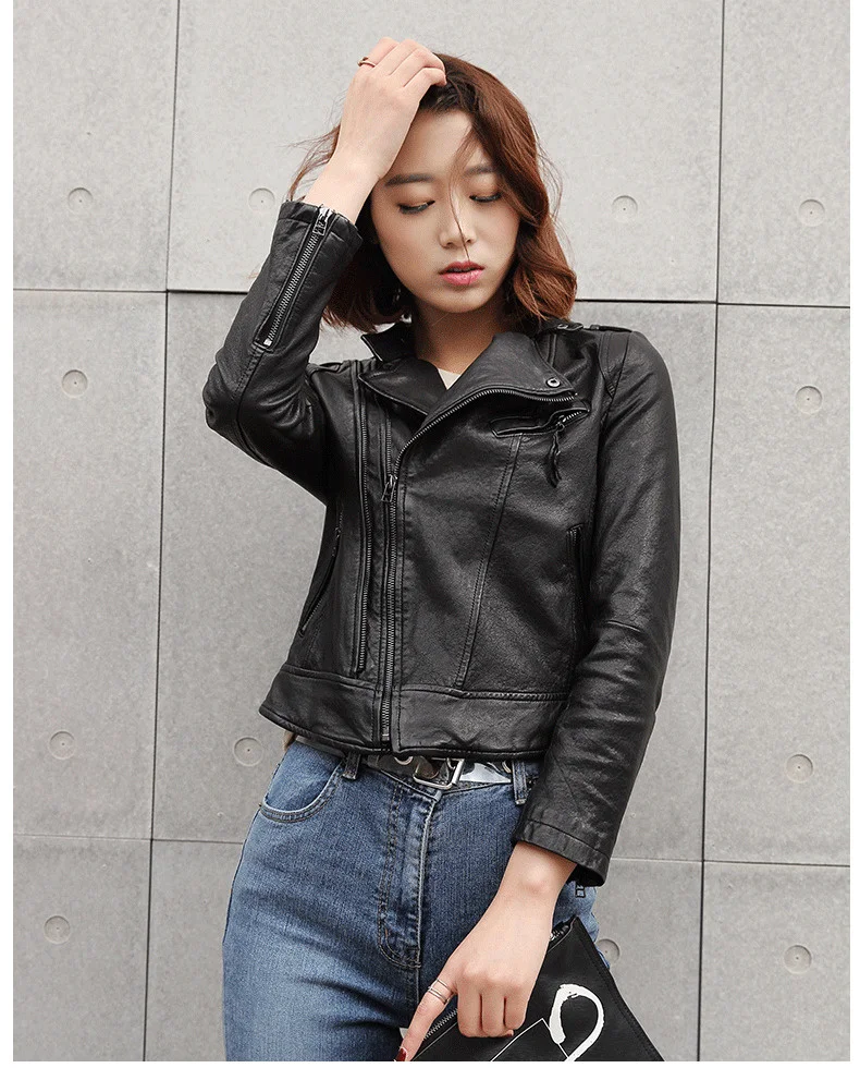 2023 Real Leather Jiacket Woman Genuine Sheepskin Coats for Ladies Short Slim Autumn Jackets Famale Chaqueta Piel Mujer SQQ66
2023 Real Leather Jiacket Woman Genuine Sheepskin Coats for Ladies Short Slim Autumn Jackets Famale Chaqueta Piel Mujer SQQ66