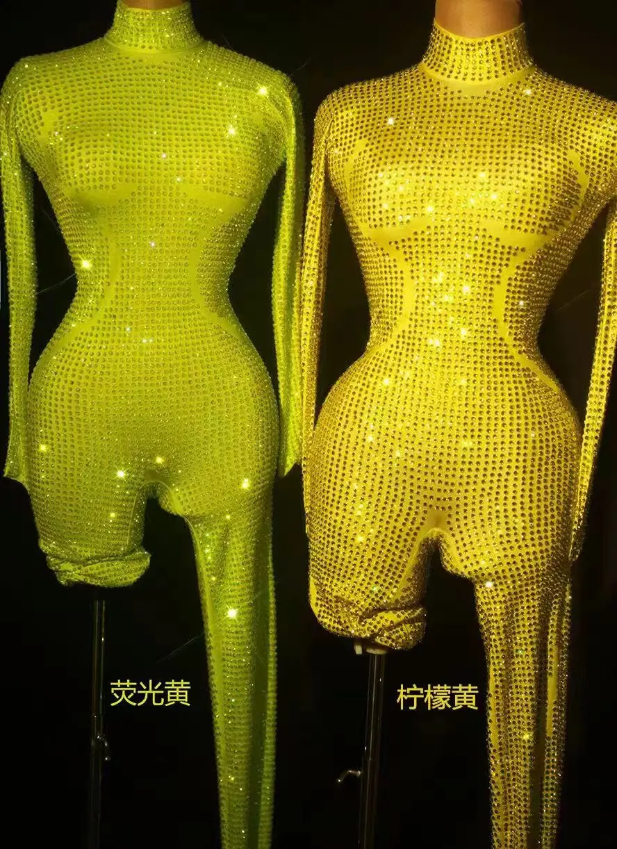 Sparkly Full Rhinestones Jumpsuit for Women Sexy Dance Costume Nightclub Outfit Performance Show Stage Wear Party Rompers
Sparkly Full Rhinestones Jumpsuit for Women Sexy Dance Costume Nightclub Outfit Performance Show Stage Wear Party Rompers