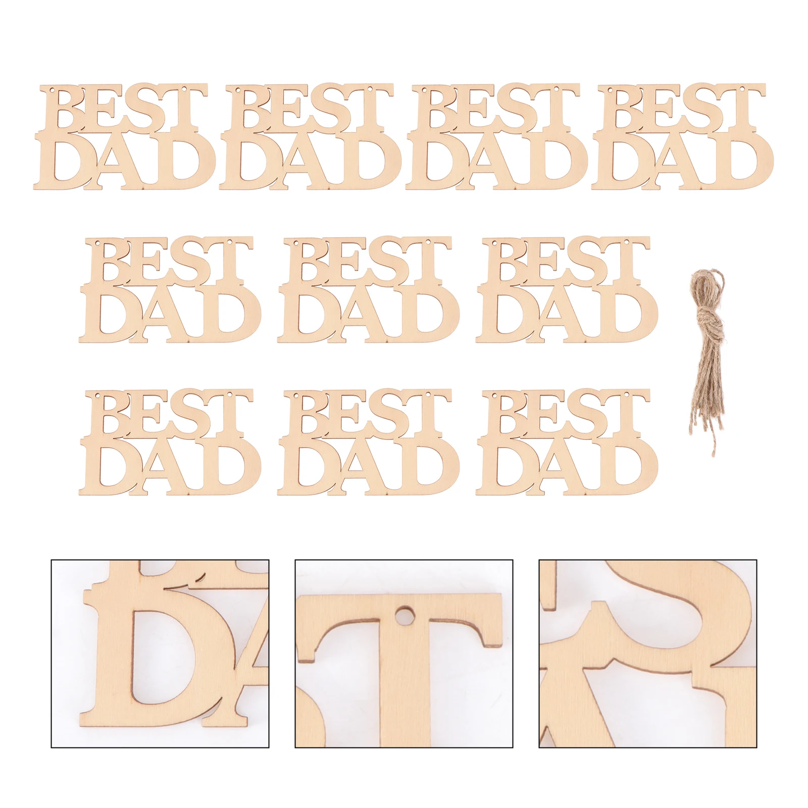 Father's Day Wooden Crafts Decorative Hanging Ornaments Creative Home Decor Craft Kits Unique Hollowout Design Wall Keychains
Father's Day Wooden Crafts Decorative Hanging Ornaments Creative Home Decor Craft Kits Unique Hollowout Design Wall Keychains