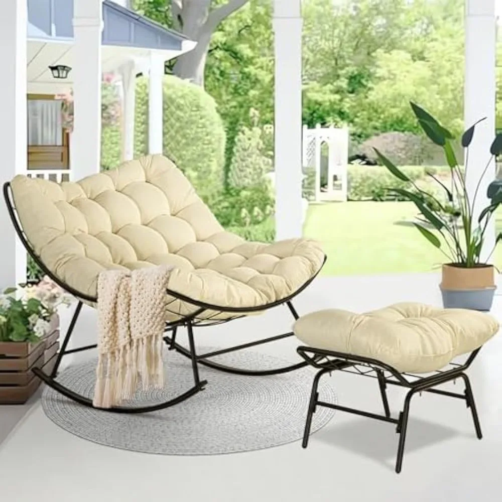 Outdoor & Indoor Egg Reading Chair, Oversized Royal Comfy Cozy Lounge Rocker Recliner with Large Cushion
Outdoor & Indoor Egg Reading Chair, Oversized Royal Comfy Cozy Lounge Rocker Recliner with Large Cushion