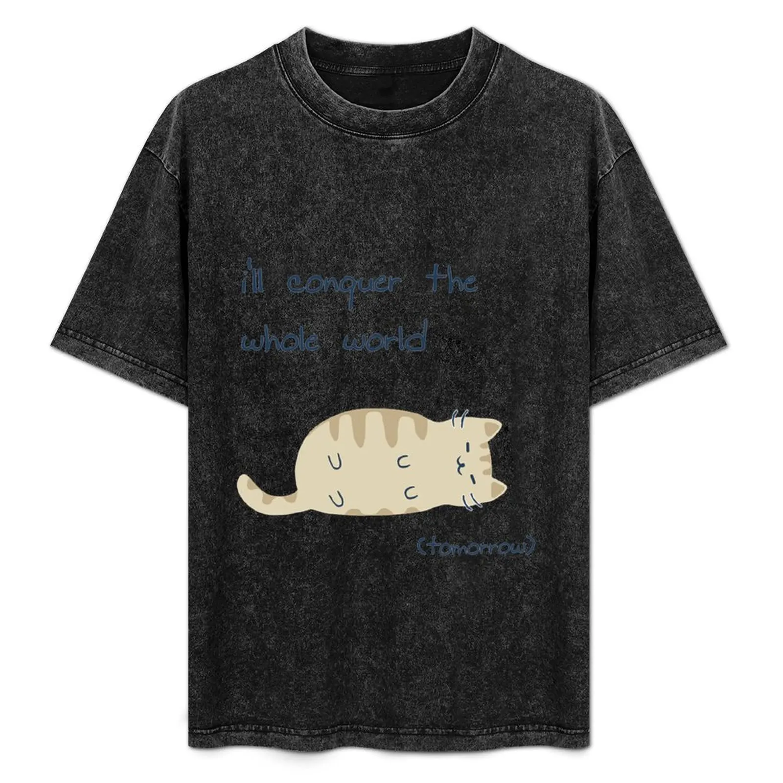 i'll conquer the whole world (tomorrow) T-Shirt Fashion Simple Casual Tee Shirt
i'll conquer the whole world (tomorrow) T-Shirt Fashion Simple Casual Tee Shirt