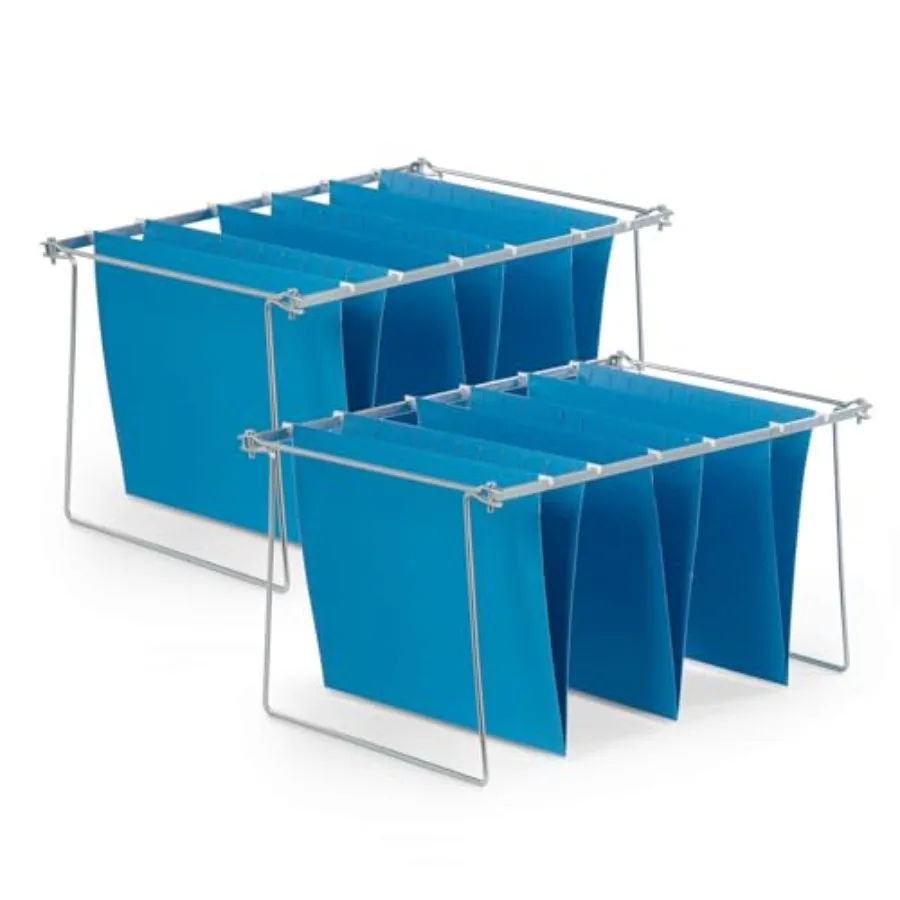 Blue Summit Hanging File Bars For File Cabinet, Letter Size, 13x17.5, Metal Files Holder Bars on Desktop, File Drawer Organizer
Blue Summit Hanging File Bars For File Cabinet, Letter Size, 13x17.5, Metal Files Holder Bars on Desktop, File Drawer Organizer
