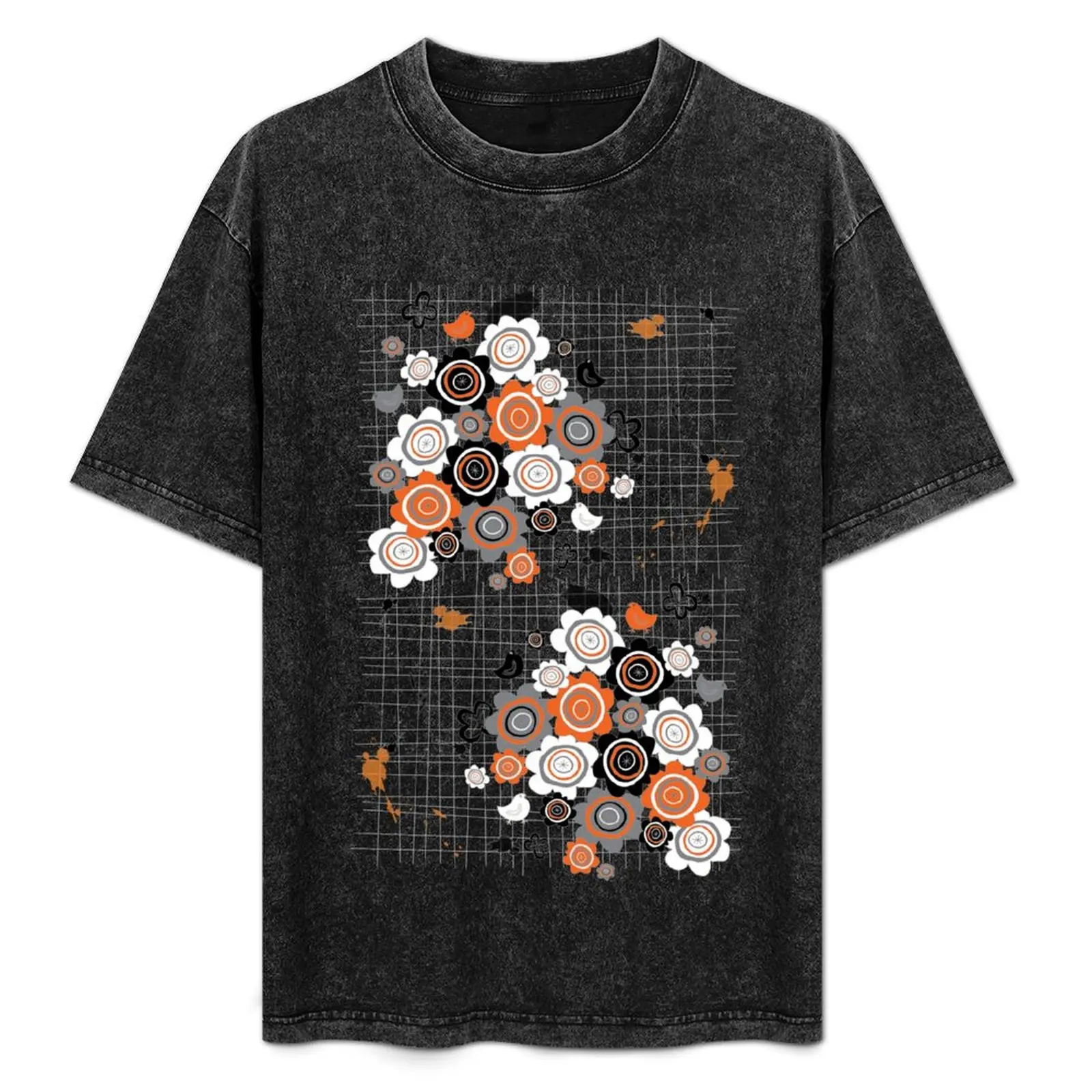 Grunge Orange Flowers And Chicks Scrapbook Doodles fatfatin T-Shirt All Match Print Short Sleeve Top
Grunge Orange Flowers And Chicks Scrapbook Doodles fatfatin T-Shirt All Match Print Short Sleeve Top