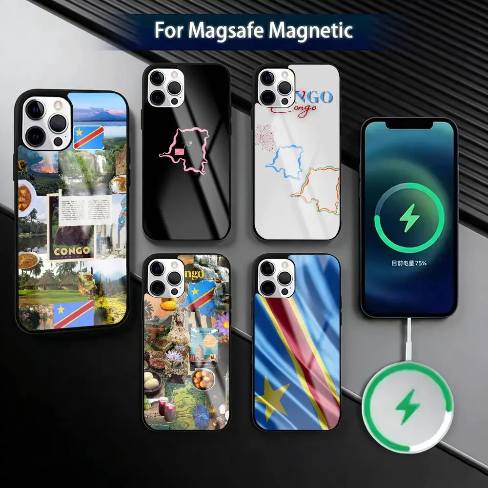Democratic R-Republic Congo Flag Phone Case For iPhone17,16,15,14,13,12,11 Plus,Pro Magnetic with Magsafe Wireless Charging
Democratic R-Republic Congo Flag Phone Case For iPhone17,16,15,14,13,12,11 Plus,Pro Magnetic with Magsafe Wireless Charging
