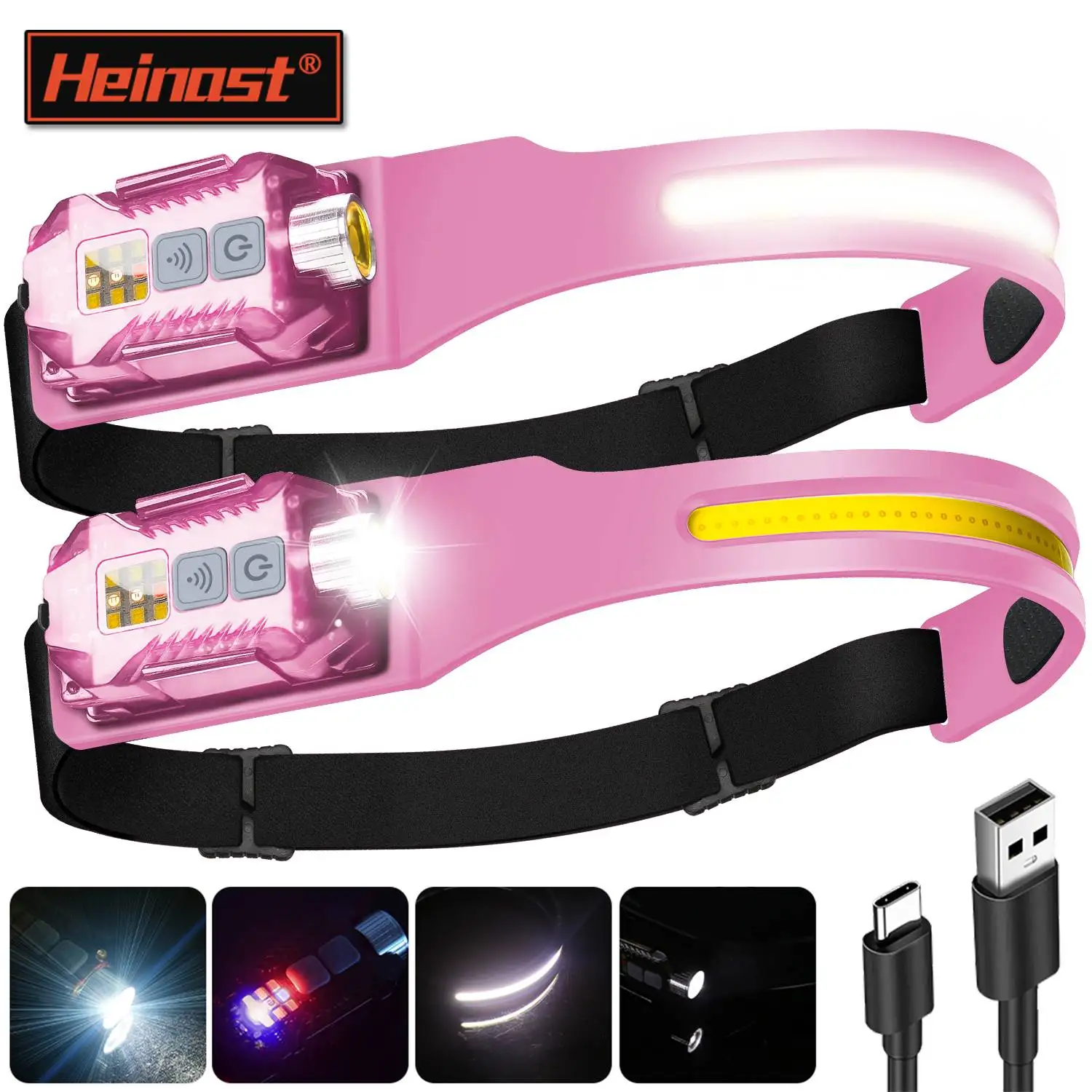XPE+COB Induction Headlamp USB Rechargeable LED Sensor Flashlight Torch Camping Waterproof Headlight for Fishing Lantern
XPE+COB Induction Headlamp USB Rechargeable LED Sensor Flashlight Torch Camping Waterproof Headlight for Fishing Lantern