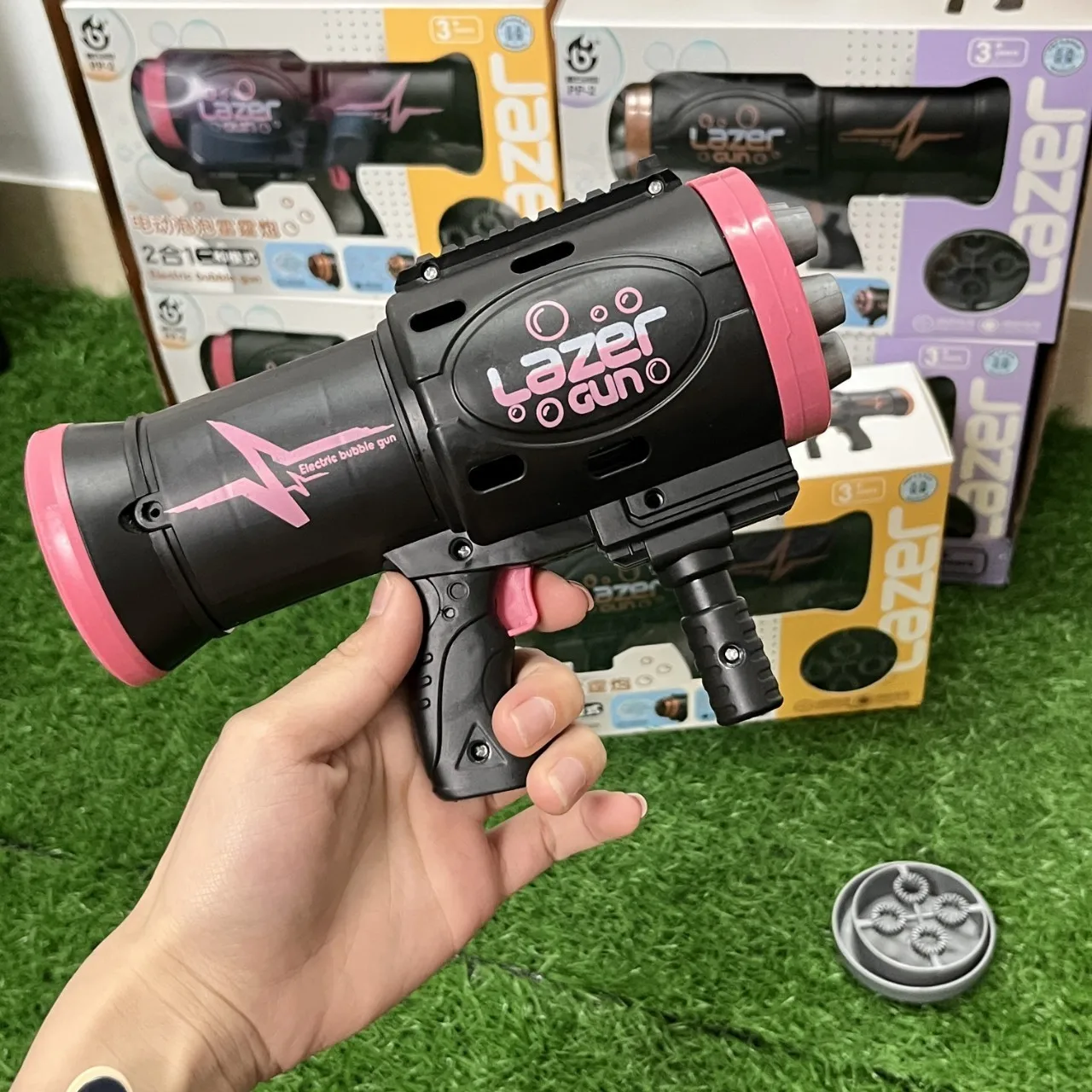 2-in-1 Bubble Gun Making large bubble Children's Electric Launch Bubble Outdoor Toy Gift Electric Bubble Machine For Birth Gift
2-in-1 Bubble Gun Making large bubble Children's Electric Launch Bubble Outdoor Toy Gift Electric Bubble Machine For Birth Gift