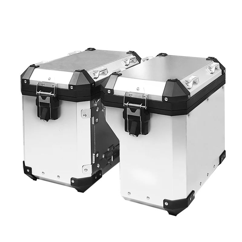 Черный/серебристый 42L мотоциклетный багажник из алюминиевого сплава, боковая коробка, водонепроницаемый, подходит для предотвращения выхлопной трубы мотоцикла
Черный/серебристый 42L мотоциклетный багажник из алюминиевого сплава, боковая коробка, водонепроницаемый, подходит для предотвращения выхлопной трубы мотоцикла