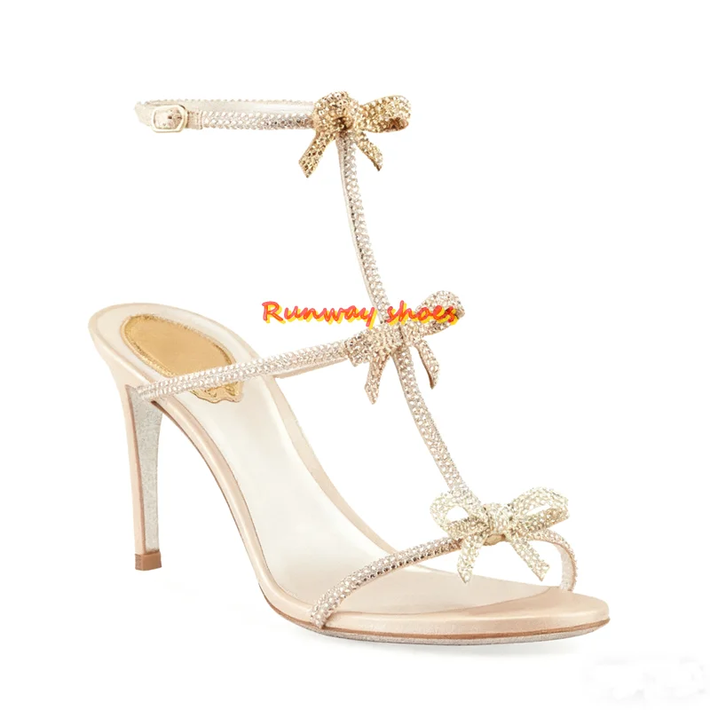 Handmade rhinestones high heels Women's sandals round head Leaky toe Bow decorate Roman sandals 2025Women's luxury high heels
Handmade rhinestones high heels Women's sandals round head Leaky toe Bow decorate Roman sandals 2025Women's luxury high heels