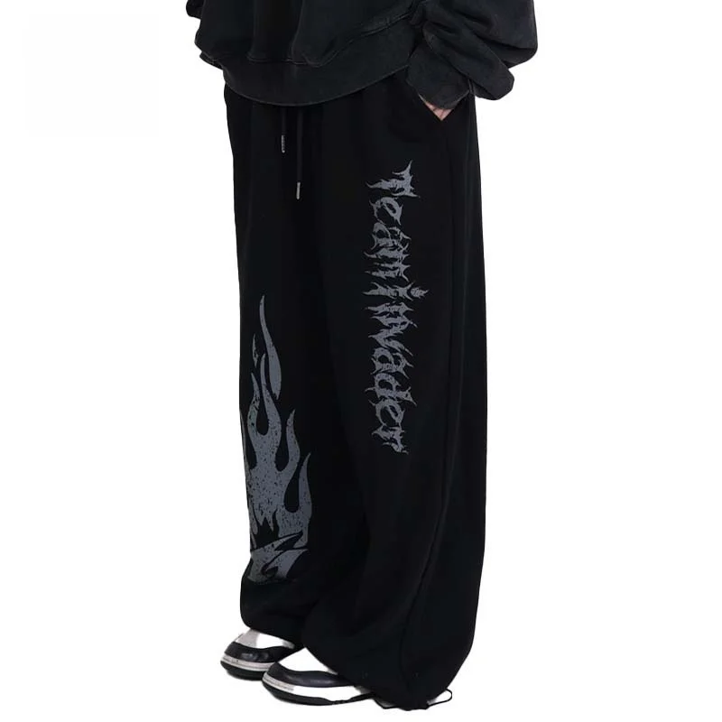 Ti Dance Team American Style Flame Pattern Casual Pants Women's High Waist Polyester Fiber Street Dance Fashion Slimming
Ti Dance Team American Style Flame Pattern Casual Pants Women's High Waist Polyester Fiber Street Dance Fashion Slimming