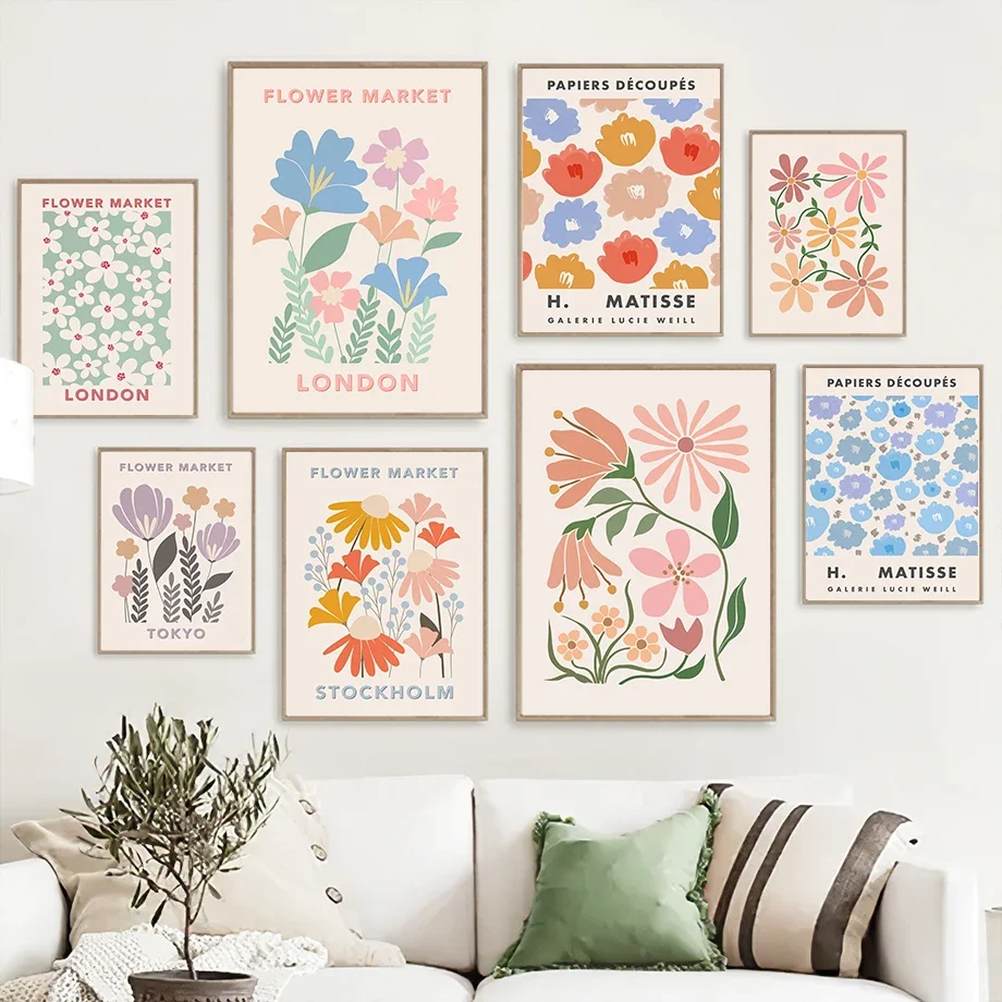 Flower Market Matisse Abstract Flowers Wall Art Canvas Painting Nordic Posters And Prints Wall Pictures For Living Room Decor
Flower Market Matisse Abstract Flowers Wall Art Canvas Painting Nordic Posters And Prints Wall Pictures For Living Room Decor