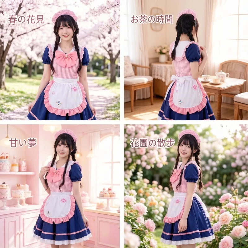 Plus Size Maid Cosplay Dress, Sweet Lolita Outfit, Anime Themed Stage Suit Soft Elegant Daily Party Photo Fashion Matching Wear
Plus Size Maid Cosplay Dress, Sweet Lolita Outfit, Anime Themed Stage Suit Soft Elegant Daily Party Photo Fashion Matching Wear
