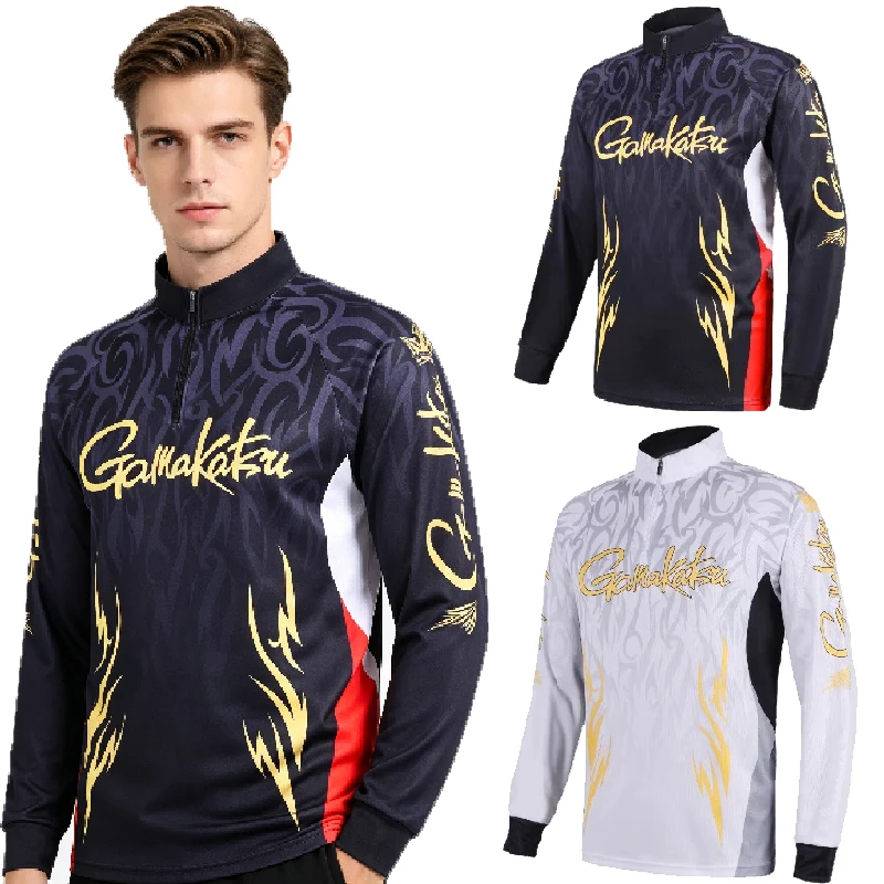 Gamakatsu Fishing Shirt Quick Dry UV Protection Men Long Sleeve Half Zip Outdoor Sport Jersey Breathable Anti-sweat Camisa Pesca
Gamakatsu Fishing Shirt Quick Dry UV Protection Men Long Sleeve Half Zip Outdoor Sport Jersey Breathable Anti-sweat Camisa Pesca