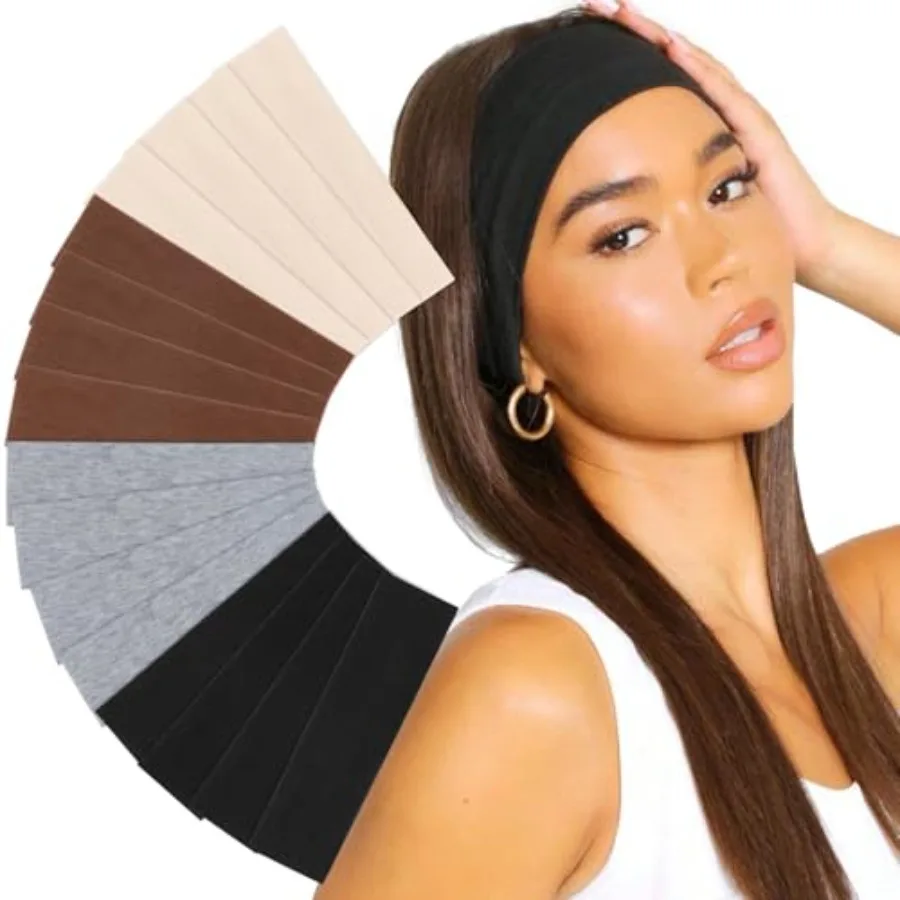 16 Pcs Sports Headbands for Women Non-Slip Stretchy Fashion HairBand Curly Hair Headband Soft Hair Accessories for Daily Wear W
16 Pcs Sports Headbands for Women Non-Slip Stretchy Fashion HairBand Curly Hair Headband Soft Hair Accessories for Daily Wear W