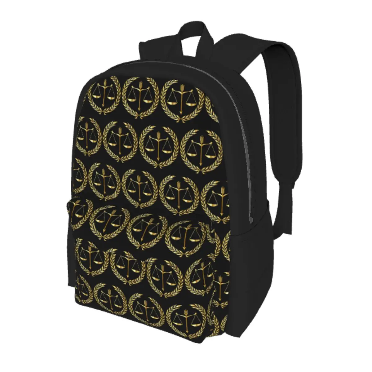 Gold Scales Of Justice Law Logo Student Backpack School Bag Hiking Travel Daypack for Boys Girls Bookbag Shoulder Bags
Gold Scales Of Justice Law Logo Student Backpack School Bag Hiking Travel Daypack for Boys Girls Bookbag Shoulder Bags