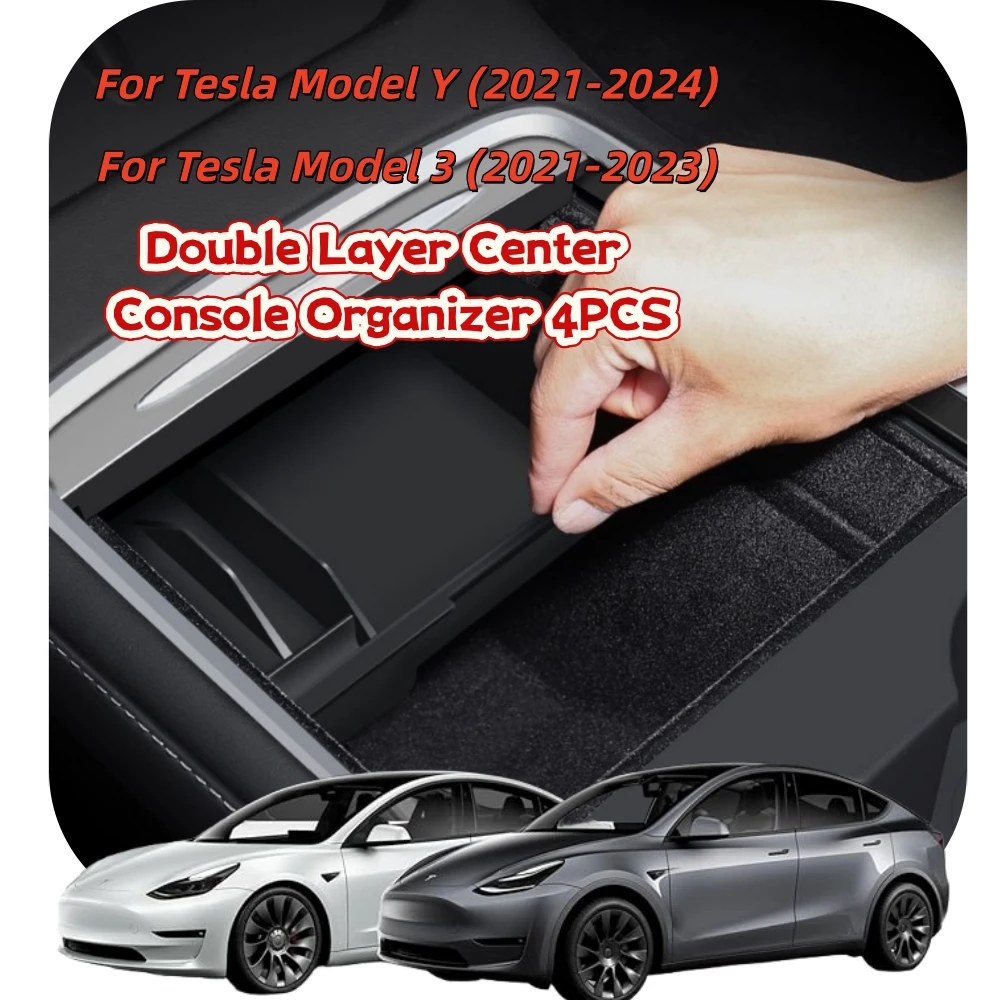 For Tesla Model 3/Model Y central control storage box 4 PCS, privacy storage box cup holder combination set 2022-2024
For Tesla Model 3/Model Y central control storage box 4 PCS, privacy storage box cup holder combination set 2022-2024