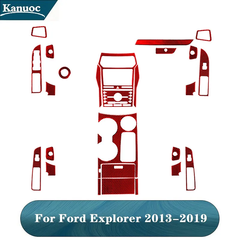 Red Carbon Fiber Interior Parts Stickers For Ford Explorer 2013 2014 2015 2016 2017 2018 2019 Car Interior Accessories
Red Carbon Fiber Interior Parts Stickers For Ford Explorer 2013 2014 2015 2016 2017 2018 2019 Car Interior Accessories