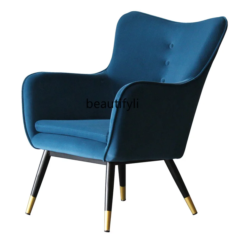 Nordic retro single sofa chair creative small household leisure chair, milk tea shop negotiation
Nordic retro single sofa chair creative small household leisure chair, milk tea shop negotiation