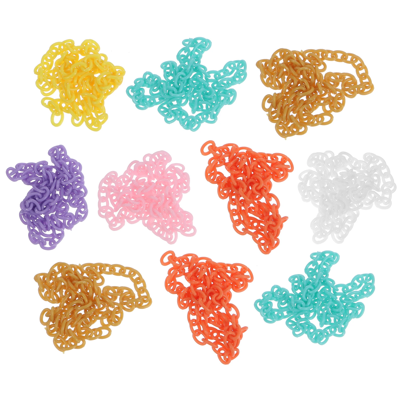 10Pcs Plastic Chains Jewelry Making Supplies for DIY Colorful Lanyard Craft Accessories Plastic Chains Chain for Jewelry Making
10Pcs Plastic Chains Jewelry Making Supplies for DIY Colorful Lanyard Craft Accessories Plastic Chains Chain for Jewelry Making