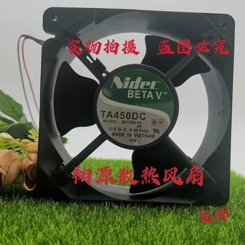 Original Nidec Fan for TA450DC B31256-56 B31276-16A B31256-55 12V 0.49A
Original Nidec Fan for TA450DC B31256-56 B31276-16A B31256-55 12V 0.49A