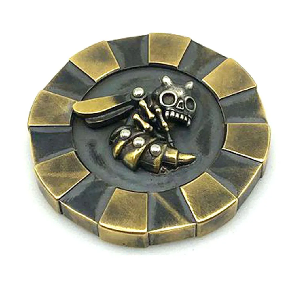 EDC Creative Science Education Metal Bee Skull Brass Jetton Adult Decompression Handy Toys
EDC Creative Science Education Metal Bee Skull Brass Jetton Adult Decompression Handy Toys