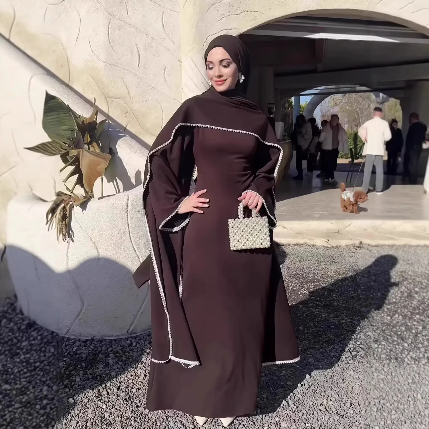 Dress Women Eid Abaya Party Dresses Beading Kaftan Muslim Jalabiya Abayas Ramadan Arab Long Robe Islam Morocco Dubai Vestidos
Dress Women Eid Abaya Party Dresses Beading Kaftan Muslim Jalabiya Abayas Ramadan Arab Long Robe Islam Morocco Dubai Vestidos
