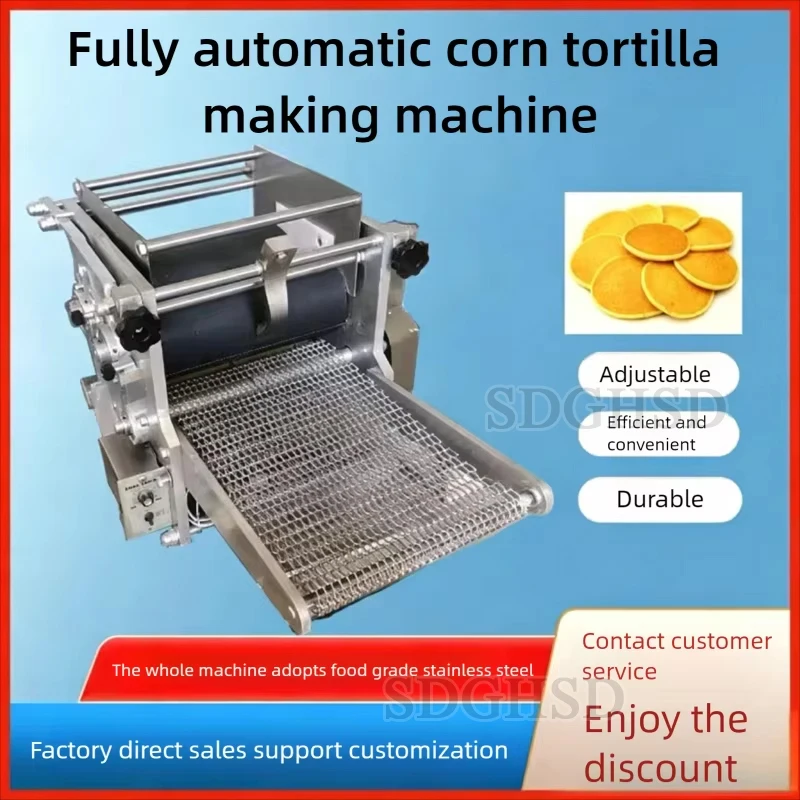 Best Price Chapati Roti Shaping Machine Fully Automatic Tortilla Maker Corn Flour Tortilla Press Quality Assured
Best Price Chapati Roti Shaping Machine Fully Automatic Tortilla Maker Corn Flour Tortilla Press Quality Assured
