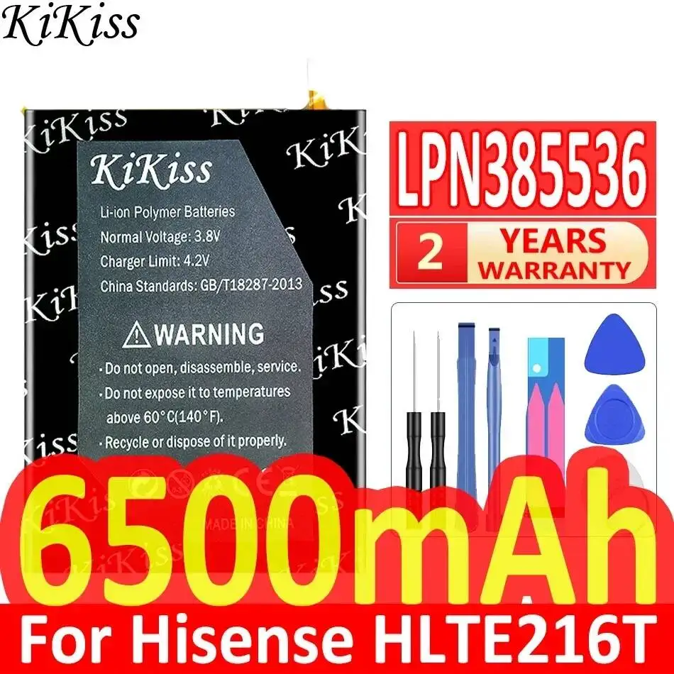 Mobile Phone Battery 6500mAh Fast Charging For Hisense HLTE216T LPN385536
Mobile Phone Battery 6500mAh Fast Charging For Hisense HLTE216T LPN385536