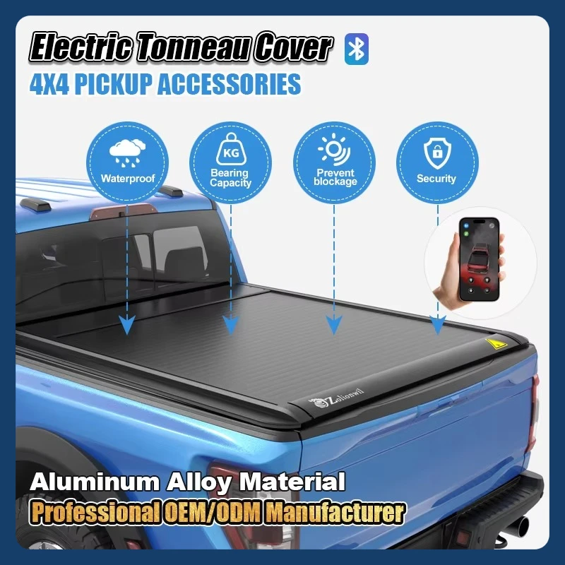 Mamba Retractable Roller Lid Pickup Truck Bed Tonneau Cover for Toyota Hilux 2025
Mamba Retractable Roller Lid Pickup Truck Bed Tonneau Cover for Toyota Hilux 2025