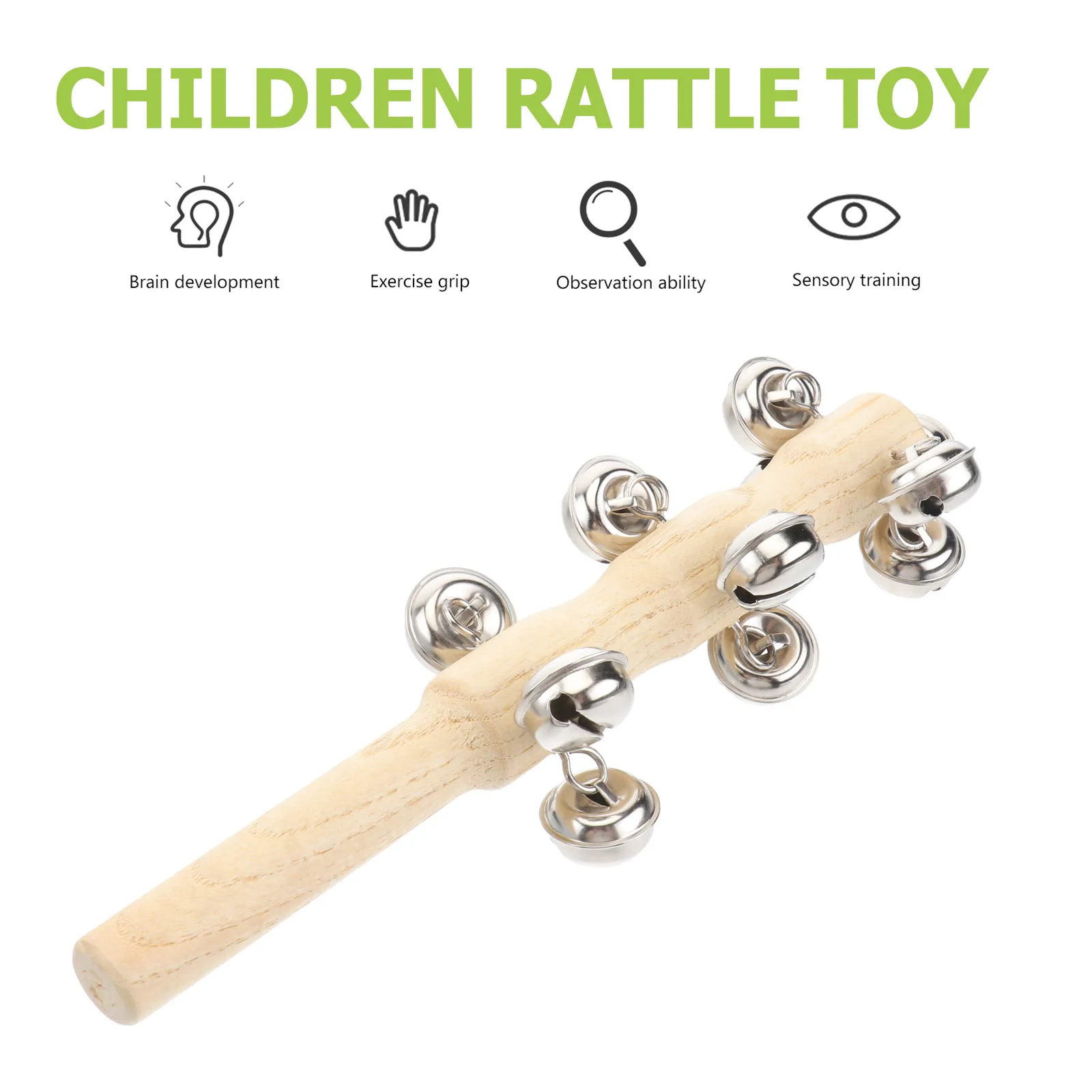 10 Pcs Wood Rattle Toys Baby Musical Instrument Hand Jingle Bell Wooden Child Smooth Surface Develop Sense of Rhythm Stimulate
10 Pcs Wood Rattle Toys Baby Musical Instrument Hand Jingle Bell Wooden Child Smooth Surface Develop Sense of Rhythm Stimulate