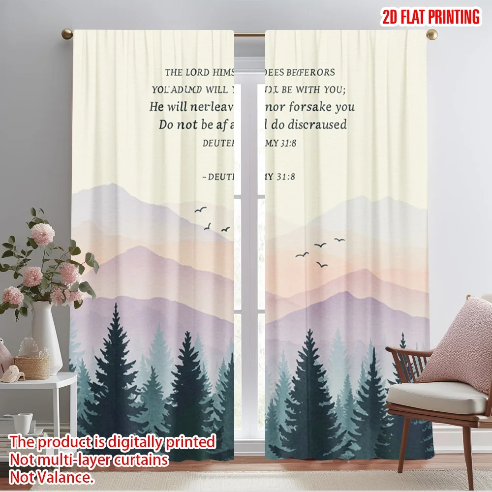 2pcs 2D flat printing Party Curtains Lord Himself Goes Before You Polyester Fabric Without Electricity Family Party Use for Home
2pcs 2D flat printing Party Curtains Lord Himself Goes Before You Polyester Fabric Without Electricity Family Party Use for Home