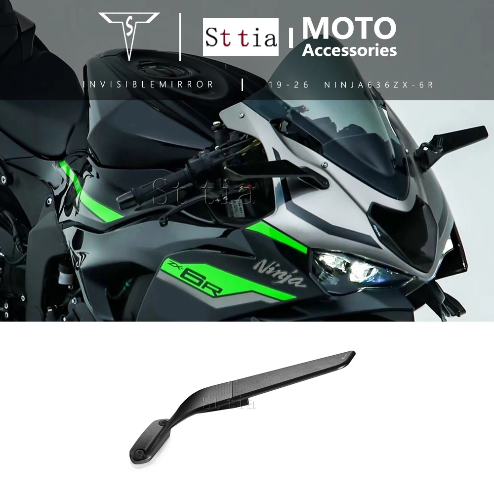 For Kawasaki Ninja ZX6R ZX-6R Ninja ZX636 ZX 6R 2019-2026 Sports Winglets Mirror Kits Adjustable Mirrors Accessories 6R Stealth
For Kawasaki Ninja ZX6R ZX-6R Ninja ZX636 ZX 6R 2019-2026 Sports Winglets Mirror Kits Adjustable Mirrors Accessories 6R Stealth