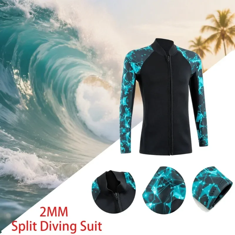 2MM Neoprene Separated Diving Suit Unisex Long Sleeve Jacket for Scuba Surf Snorkeling Fishing Spearfishing
2MM Neoprene Separated Diving Suit Unisex Long Sleeve Jacket for Scuba Surf Snorkeling Fishing Spearfishing