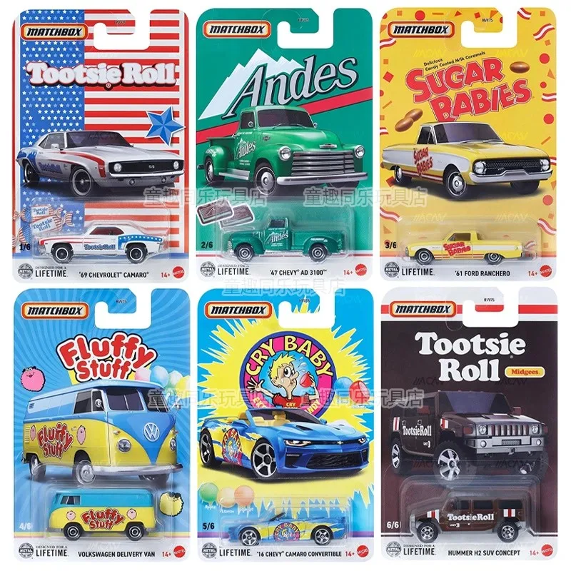 Matchbox Premium Pucca Candy Series Volkswagen T1 Hummer Corvette Ford Модель автомобиля из сплава, игрушки для коллекционеров, игровых транспортных средств
Matchbox Premium Pucca Candy Series Volkswagen T1 Hummer Corvette Ford Модель автомобиля из сплава, игрушки для коллекционеров, игровых транспортных средств