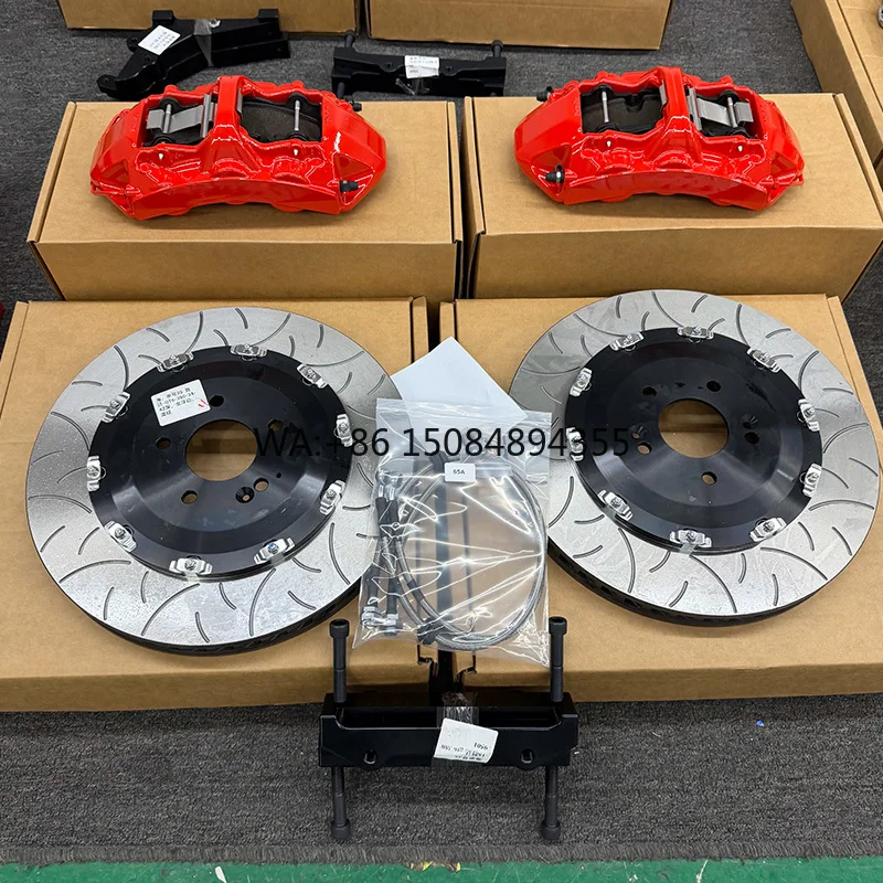 High Performance GT6 6Pot Big Brake Caliper Kit, 362mm & 405mm brake discs, auto brake performance modification upgrade parts
High Performance GT6 6Pot Big Brake Caliper Kit, 362mm & 405mm brake discs, auto brake performance modification upgrade parts