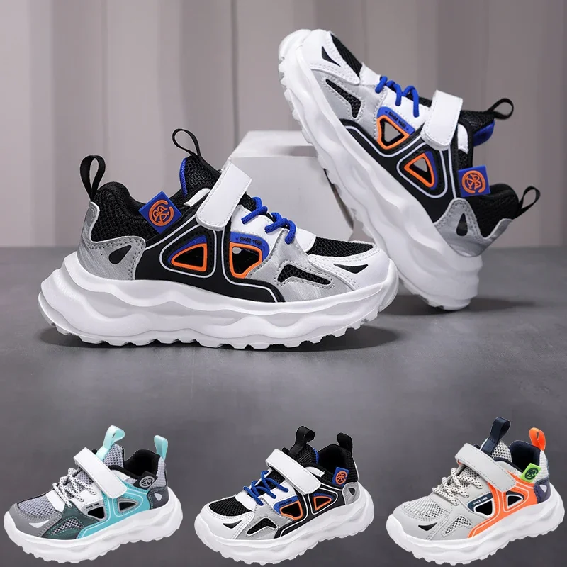 Children's new boys' sports and leisure shoes, girls' fashionable sports shoes, outdoor mesh breathable
Children's new boys' sports and leisure shoes, girls' fashionable sports shoes, outdoor mesh breathable
