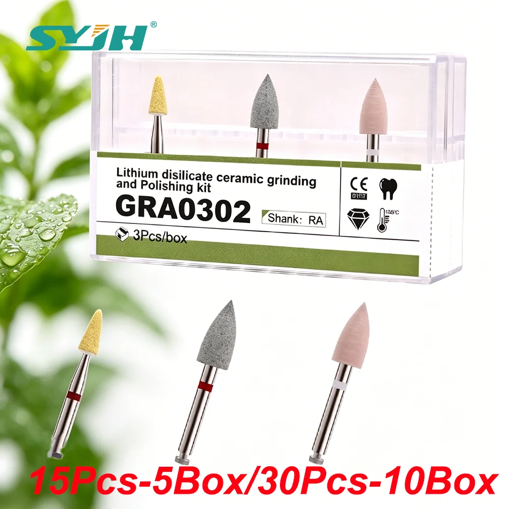 SYJH Dental Polishing Grinding Kit Composite Resion Finish Lithium Disilicate Ceramic Restoration Dentistry Teeth Whitening Tool
SYJH Dental Polishing Grinding Kit Composite Resion Finish Lithium Disilicate Ceramic Restoration Dentistry Teeth Whitening Tool