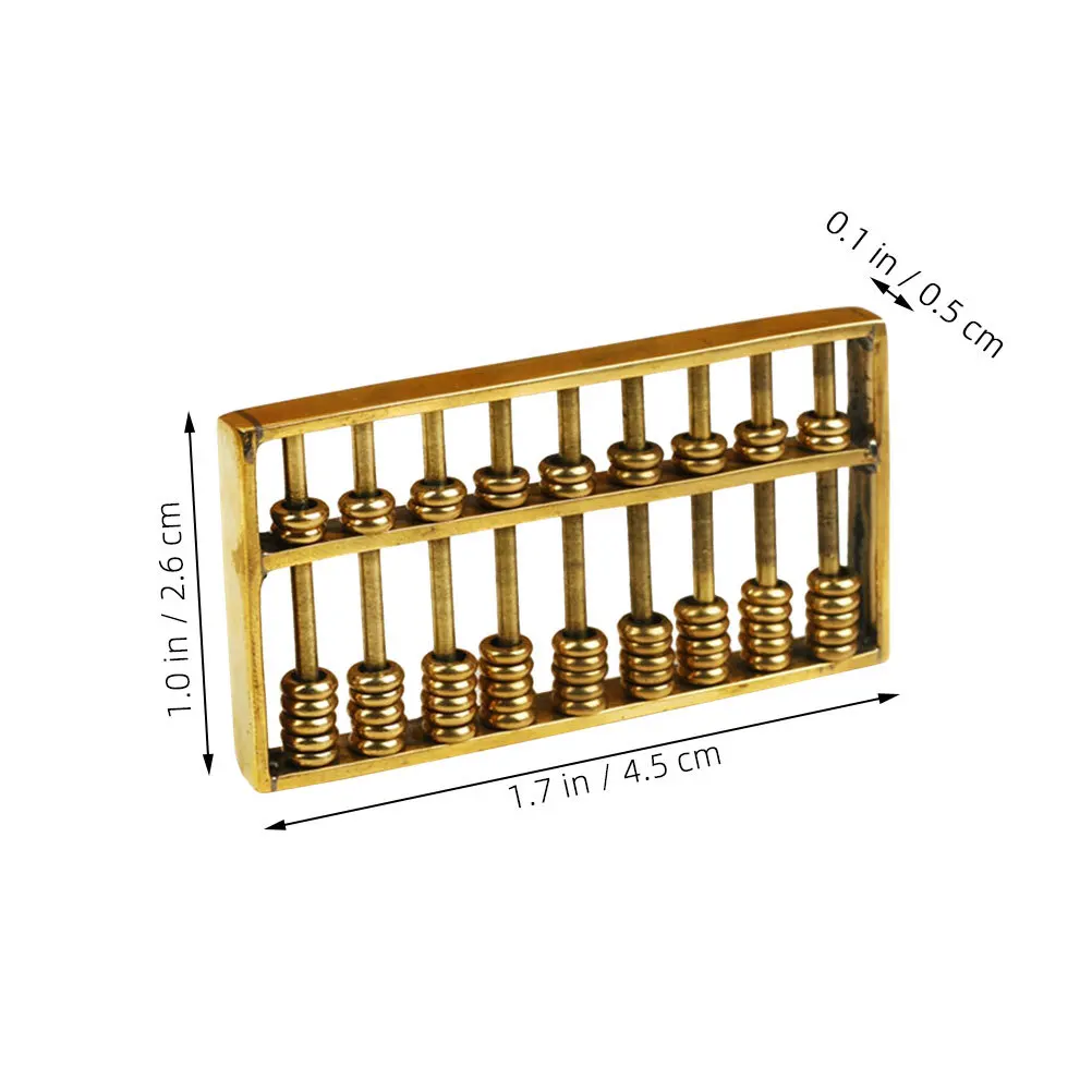 5pcs Set of 5 Chinese Style Abacus Ornament Decorative Desktop Figurine Brass Sculpture Retro Statue
5pcs Set of 5 Chinese Style Abacus Ornament Decorative Desktop Figurine Brass Sculpture Retro Statue