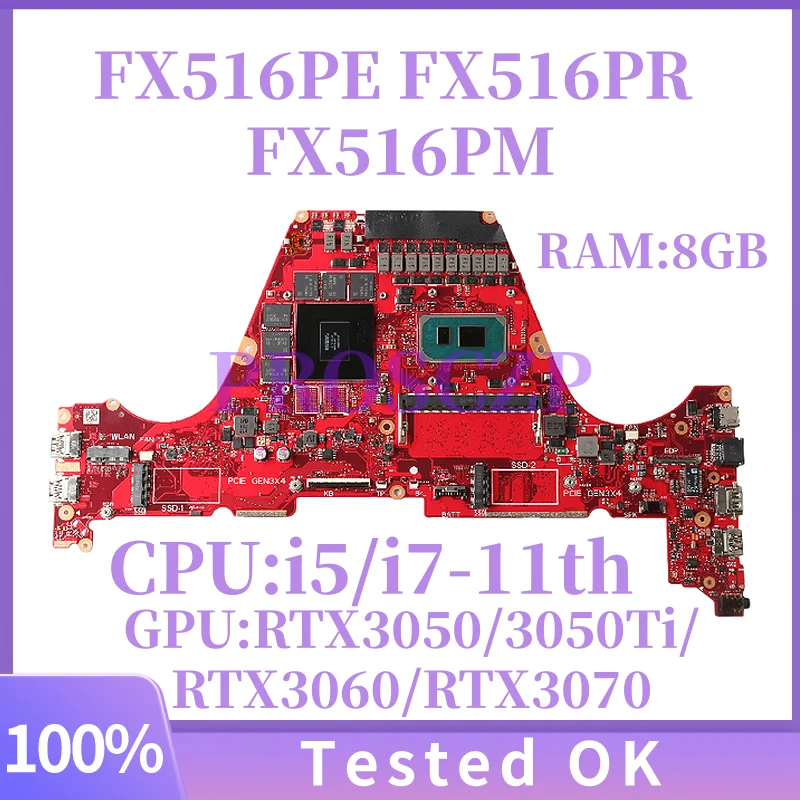 FX516PM FX516PR Laptop Motherboard For ASUS TUF Gaming FX516P FX516PR Mainboard With 11th Gen i5 i7 100% tests OK fast ship
FX516PM FX516PR Laptop Motherboard For ASUS TUF Gaming FX516P FX516PR Mainboard With 11th Gen i5 i7 100% tests OK fast ship