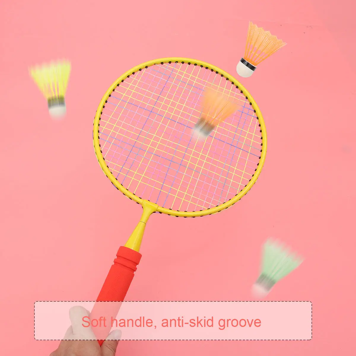 1Set Children Badminton Rackets Set Watermelon Red Ergonomic Grip Designed for Kids 3-8 Years Hand-Eye Coordination Development
1Set Children Badminton Rackets Set Watermelon Red Ergonomic Grip Designed for Kids 3-8 Years Hand-Eye Coordination Development