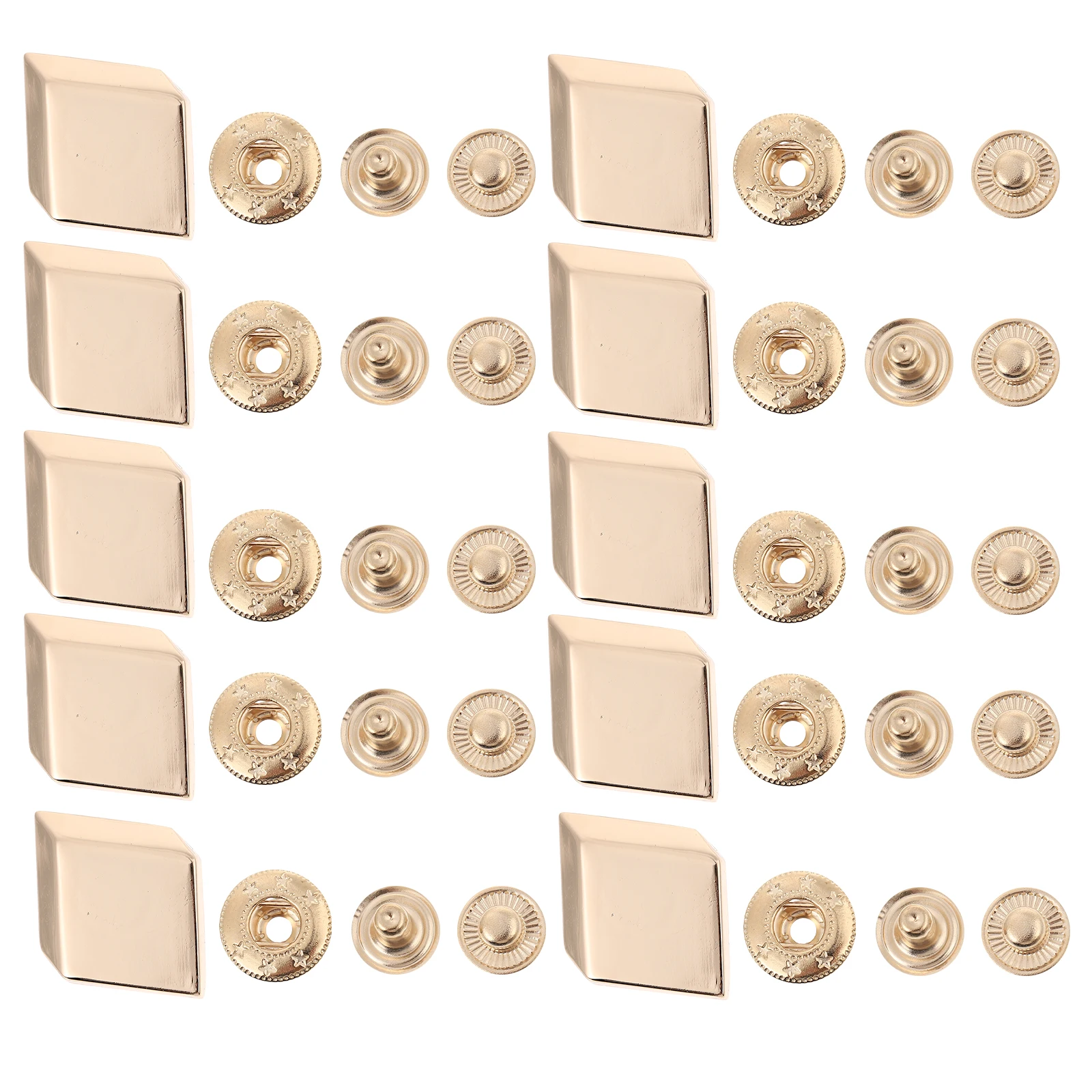 10 set 10 Sets Metal Snap Buttons Stainless Steel Alloy Press Studs For Coat Garments Accessories Sewing Projects Jeans Jackets
10 set 10 Sets Metal Snap Buttons Stainless Steel Alloy Press Studs For Coat Garments Accessories Sewing Projects Jeans Jackets
