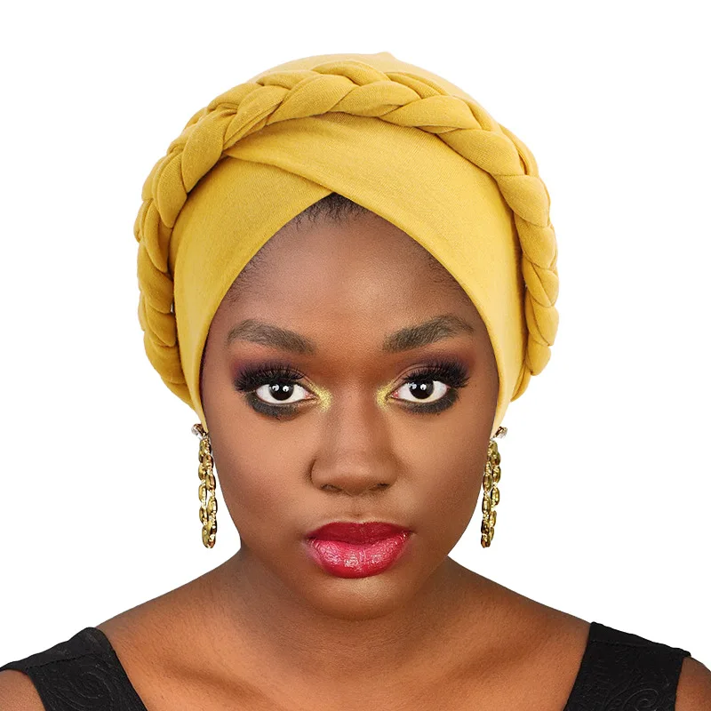Bohemian Style Handmade Braid Turban Cross Bandana Slouchy Hat For Women Muslim Hijab Islamic Head Wrap Hair Loss Chemo Cap
Bohemian Style Handmade Braid Turban Cross Bandana Slouchy Hat For Women Muslim Hijab Islamic Head Wrap Hair Loss Chemo Cap